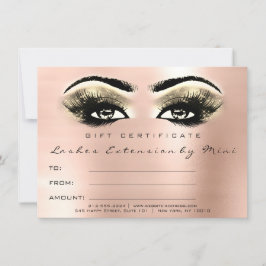 Regalo de certificado de Rubor de maquillaje de Ro