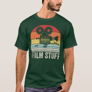 Regalo de cineasta de camisetas de moda retro i vi