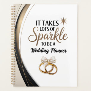 Regalo de cita brillante para planificador de boda