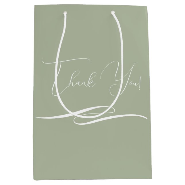 Regalo de cliente Gracias Bolsa con logotipo de Pe (Anverso)