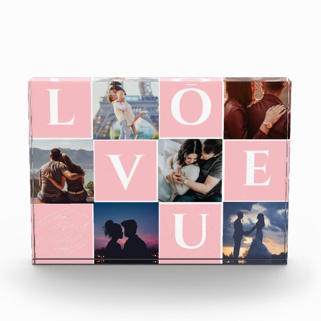 REGALO DE COLLAGE DE FOTOS DE PAREJA PERSONALIZADO (Anverso)