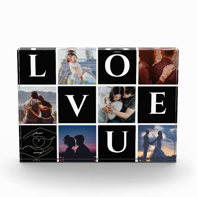 REGALO DE COLLAGE DE FOTOS DE PAREJA PERSONALIZADO (Anverso)