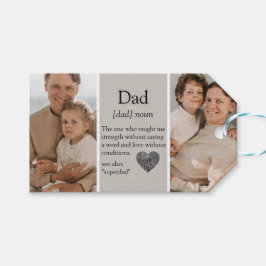 Regalo de collage moderno | Etiqueta de regalo de 