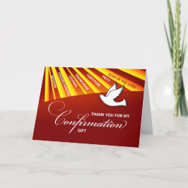 Regalo de Confirmación de Agradecimiento Rayos Dor