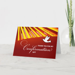 Regalo de Confirmación de Agradecimiento Rayos Dor