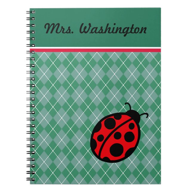 Regalo de cuaderno de mariquita (Frente)
