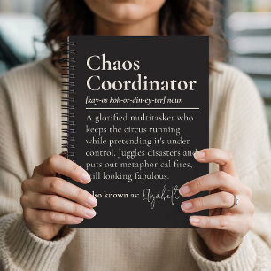 Regalo de cuaderno de oficina divertido personaliz
