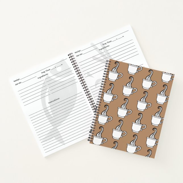 Regalo de cuaderno de recetas de cocina retro (Interior)