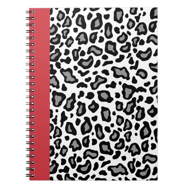 Regalo de cuaderno retro leopardo (Frente)