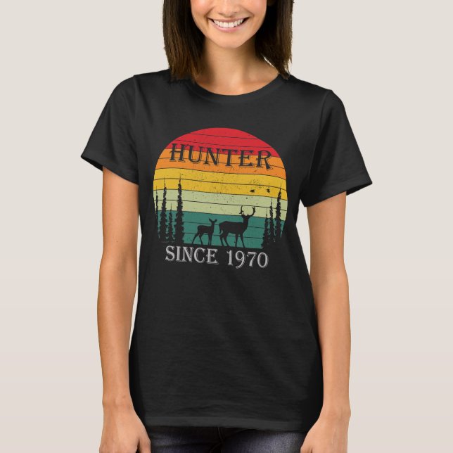 Regalo de cumpleaños de camisetas de 1970 (Anverso)