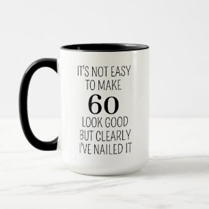 Regalo de cumpleaños número 60 para mujeres, Taza