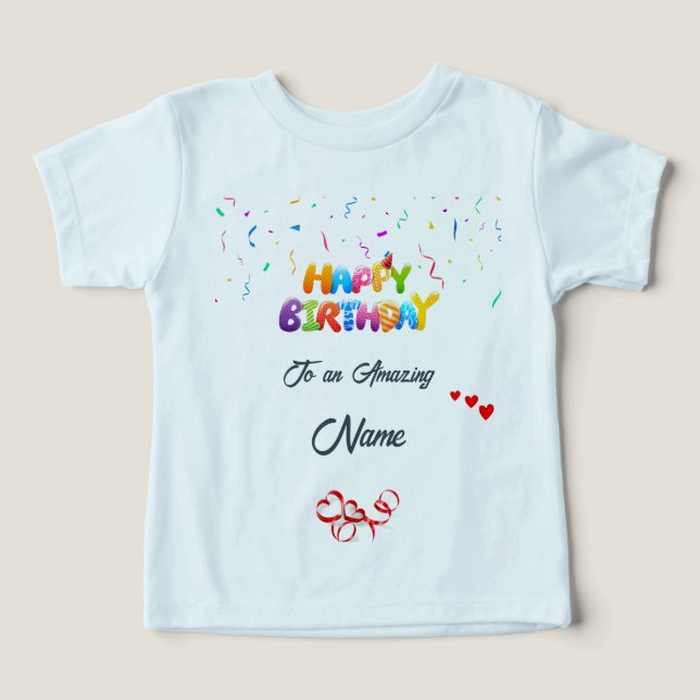 Regalo de cumpleaños personalizado - Diversión y a (Diseño delantero )