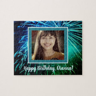¡Regalo de cumpleaños! Rompecabezas fotográfico pe