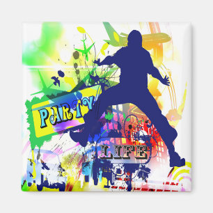 Regalo de danza del imán fiesta Life
