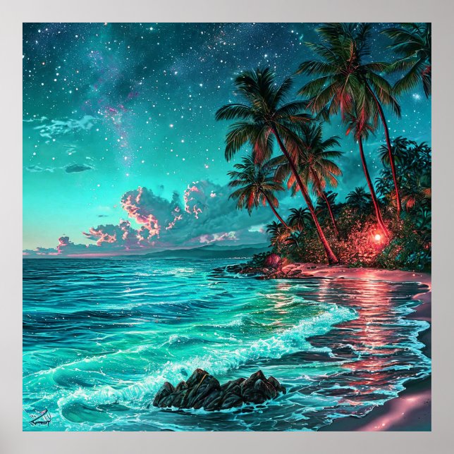 🌴 Regalo de decoración de palma para el hogar con (Frente)