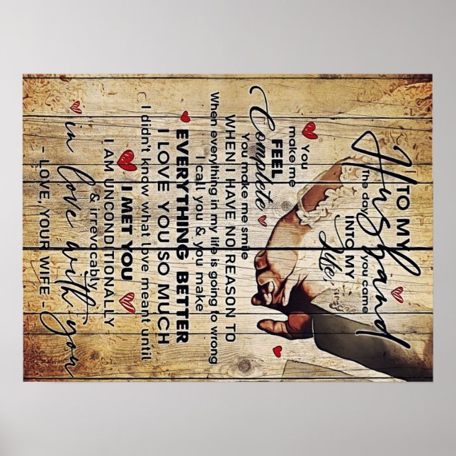 Regalo de decoración familiar | A Mi Diseño Esposo (Frente)