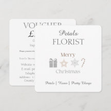 Regalo de descuento para floristas en Navidad