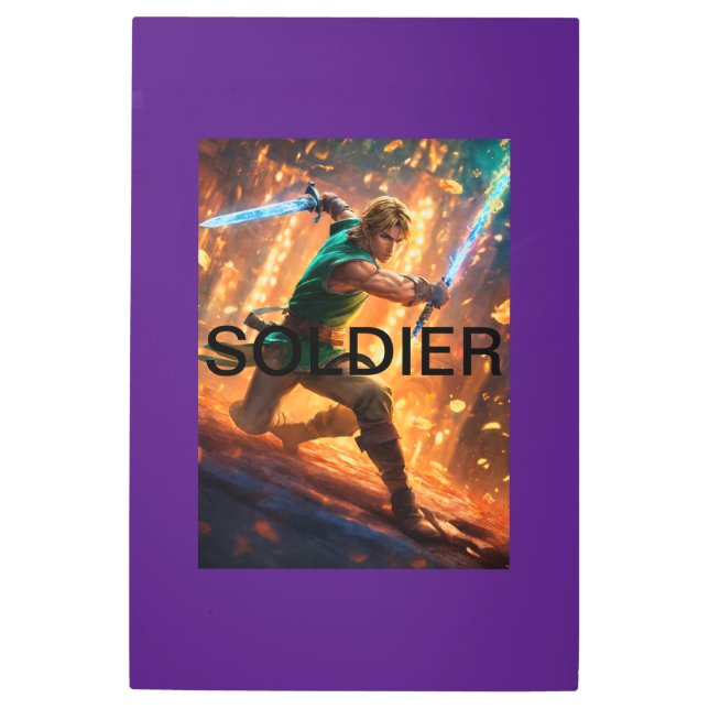 Regalo de élite: arte mural Metalizado - obra maes (Anverso)