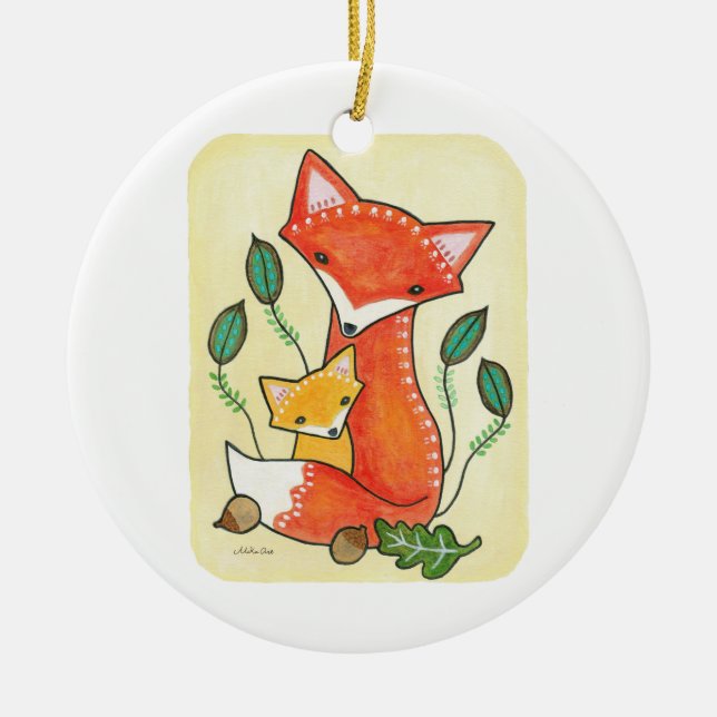 Regalo de encargo del bebé del primer ornamento (Frente)