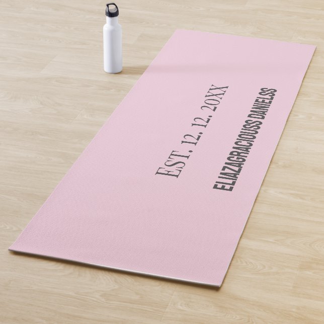 Regalo de esterilla de yoga personalizada con mono (In situ)