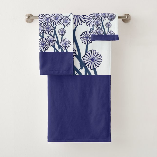 Regalo de flores azules (In situ)