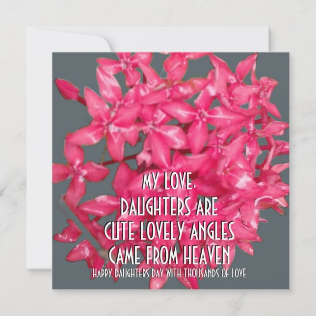 REGALO DE FLORES PARA EL DÍA DE LAS HIJAS (Anverso)