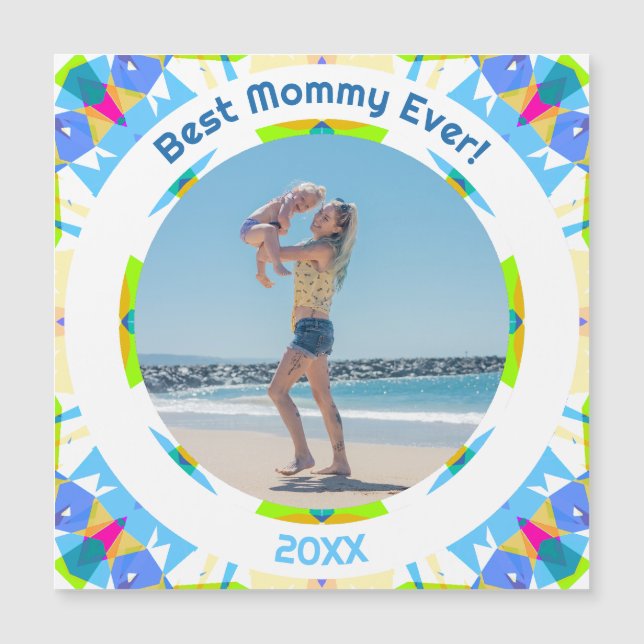 Regalo de foto de la mejor mamá del día de la madr (Anverso)