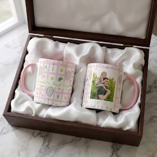 Regalo de foto del mejor papá del mundo para taza 