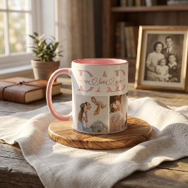 Regalo de foto del mejor papá del mundo para taza 