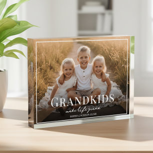 Regalo de Foto para Abuelos: Los Nietos Hacen que 