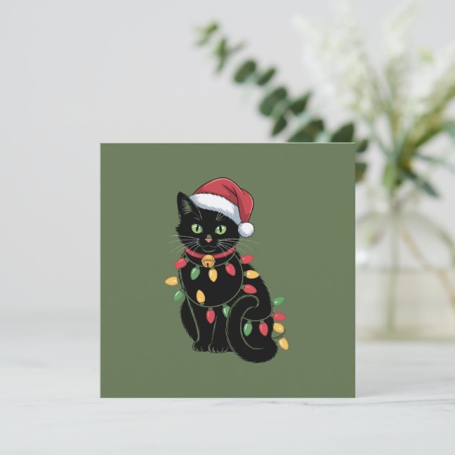 Regalo de gatito de Navidad para amante de gatos n (Anverso de pie)