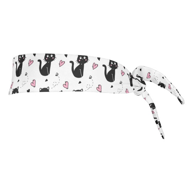 Regalo de gato | Fondo transparente del patrón de  (Girar 90)