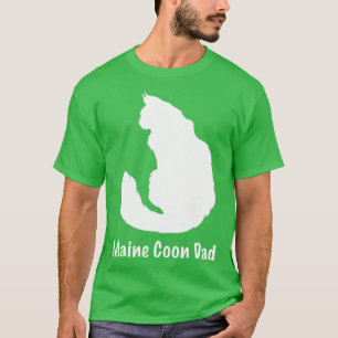 Regalo de gato Maine Coon Camiseta de papá Maine C