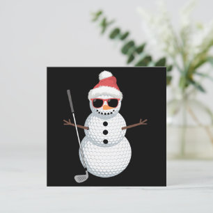 Regalo de golfista de Navidad de bola de golf de m