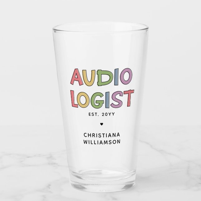 Regalo de graduación de Audiología Audióloga Perso (Anverso)