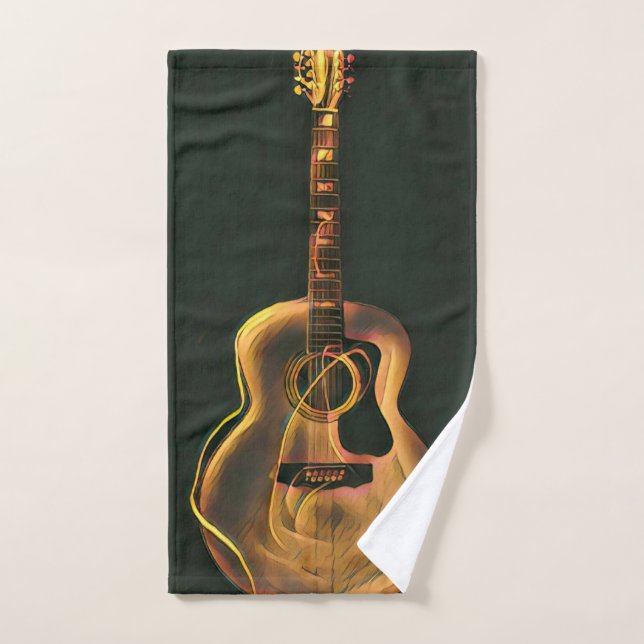 Regalo de guitarrista de Guay (Toalla de mano)