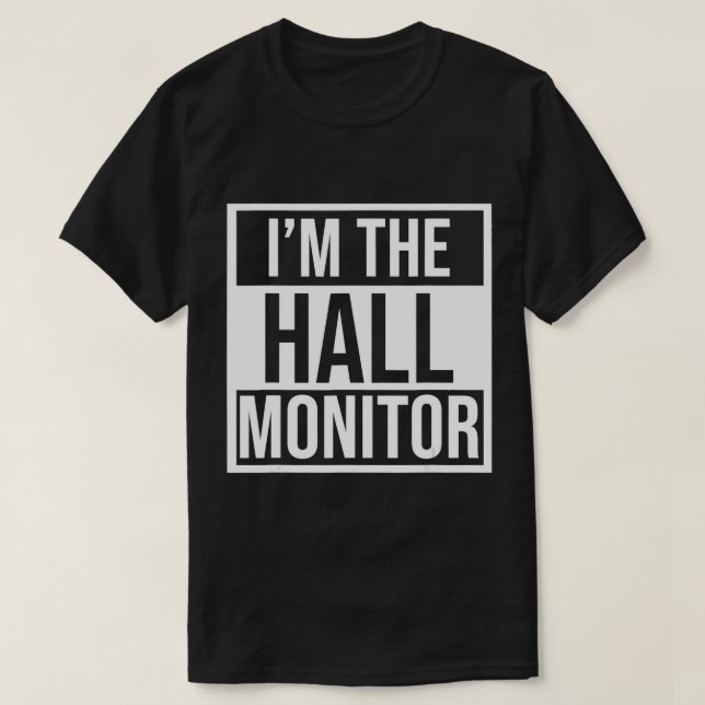 Regalo de Hall Monitor De Vuelta A La Camiseta De  (Diseño del anverso)