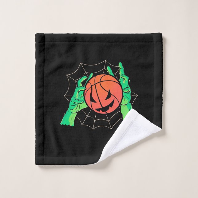Regalo de Halloween | Baloncesto Halloween (Toallita)