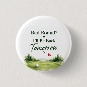Regalo de humor para golfista descarada con botón