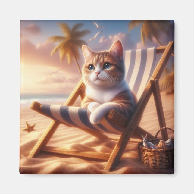 Regalo de imán de gatos dulces, regalo de amante d (Frente)