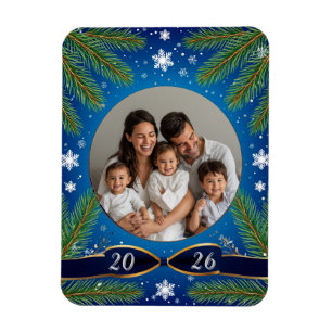 Regalo de imán de marco de Navidad con foto person