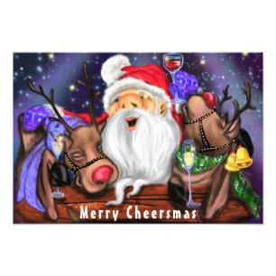 Regalo de impresión fotográfica de Navidad de Sant