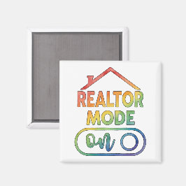 Regalo de inmobiliaria acuarela imán Modo de Agent