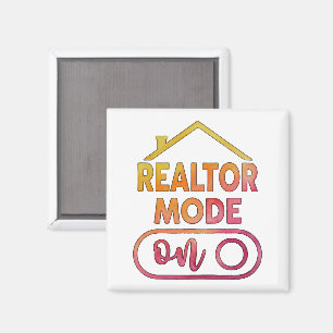 Regalo de inmobiliaria de imán de Modo de Agente A