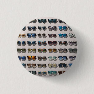 Regalo de insignia, pin, botón temático de gafas d