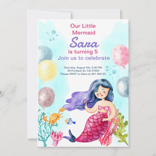 regalo de invitación de cumpleaños imprimible (Anverso)