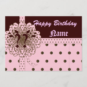 Regalo de Invitación de Cumpleaños Sin Año - Clien