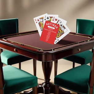 Regalo de Jubilación de Cartas Clásicas de Juego