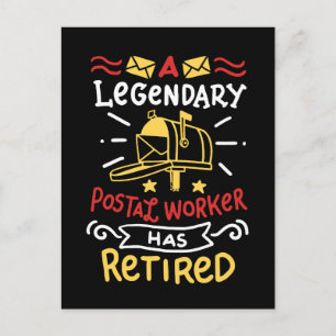 Regalo de jubilación para trabajador postal retira