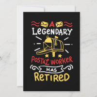 Regalo de jubilación para trabajador postal retira
